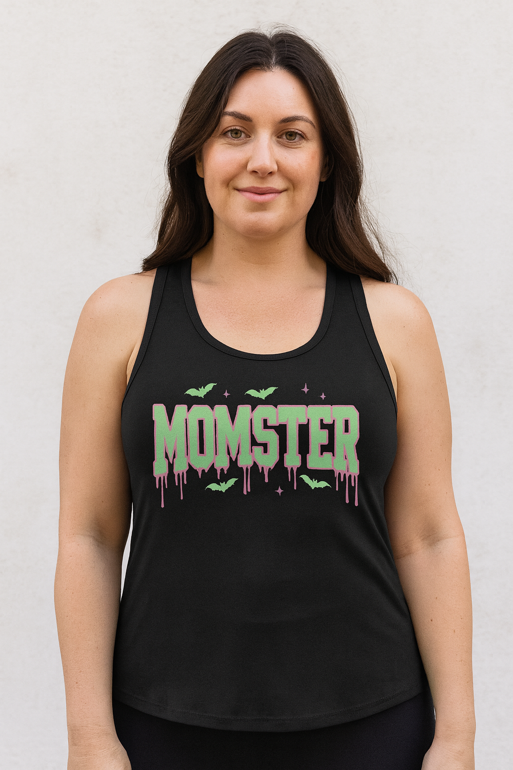 Momster Racerback Tank Top – Funny Halloween Shirt for Moms
