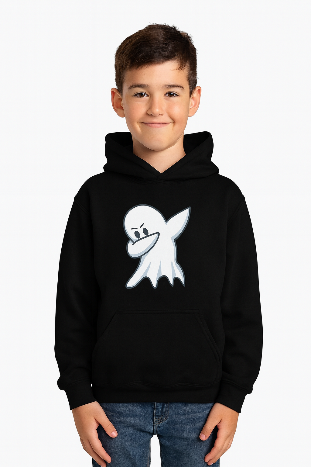 Dabbing Spooky Ghost Hoodie – Funny Halloween Pullover Sweatshirt
