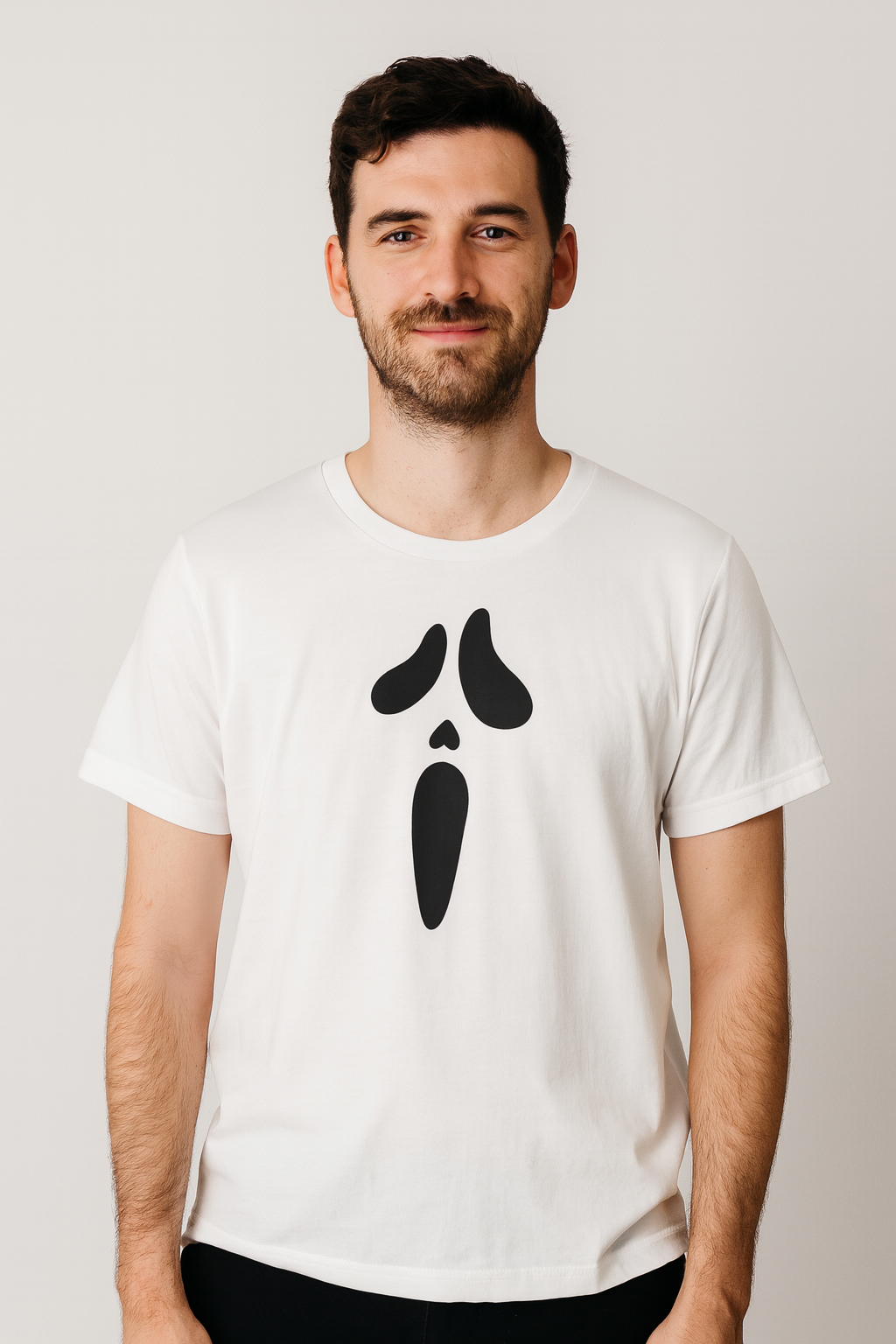 Ghost Face T-Shirt – Horror Fan Halloween Unisex Tee