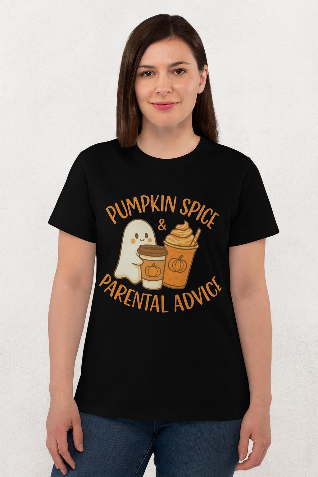 Pumpkin Spice Parental Advice T-Shirt – Funny Fall & Halloween Mom Shirt