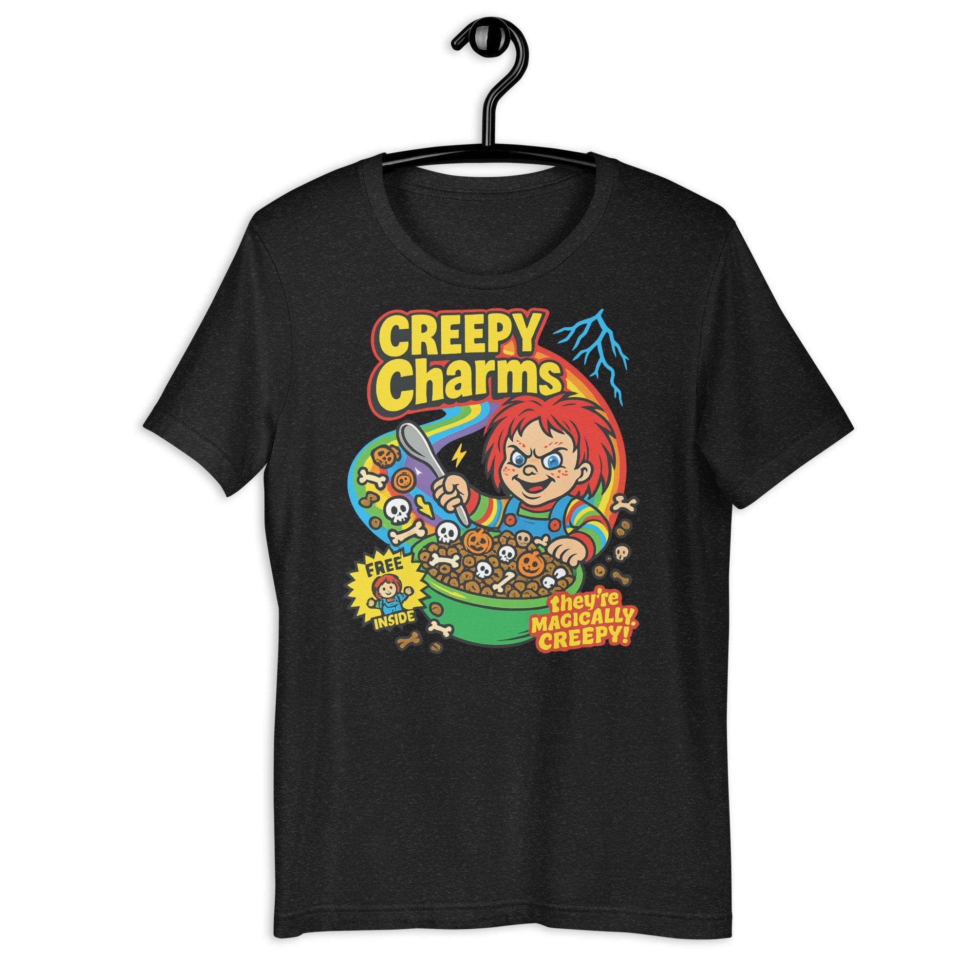 Creepy Charms T-Shirt – Funny Horror Cereal Killer Edition Halloween Shirt