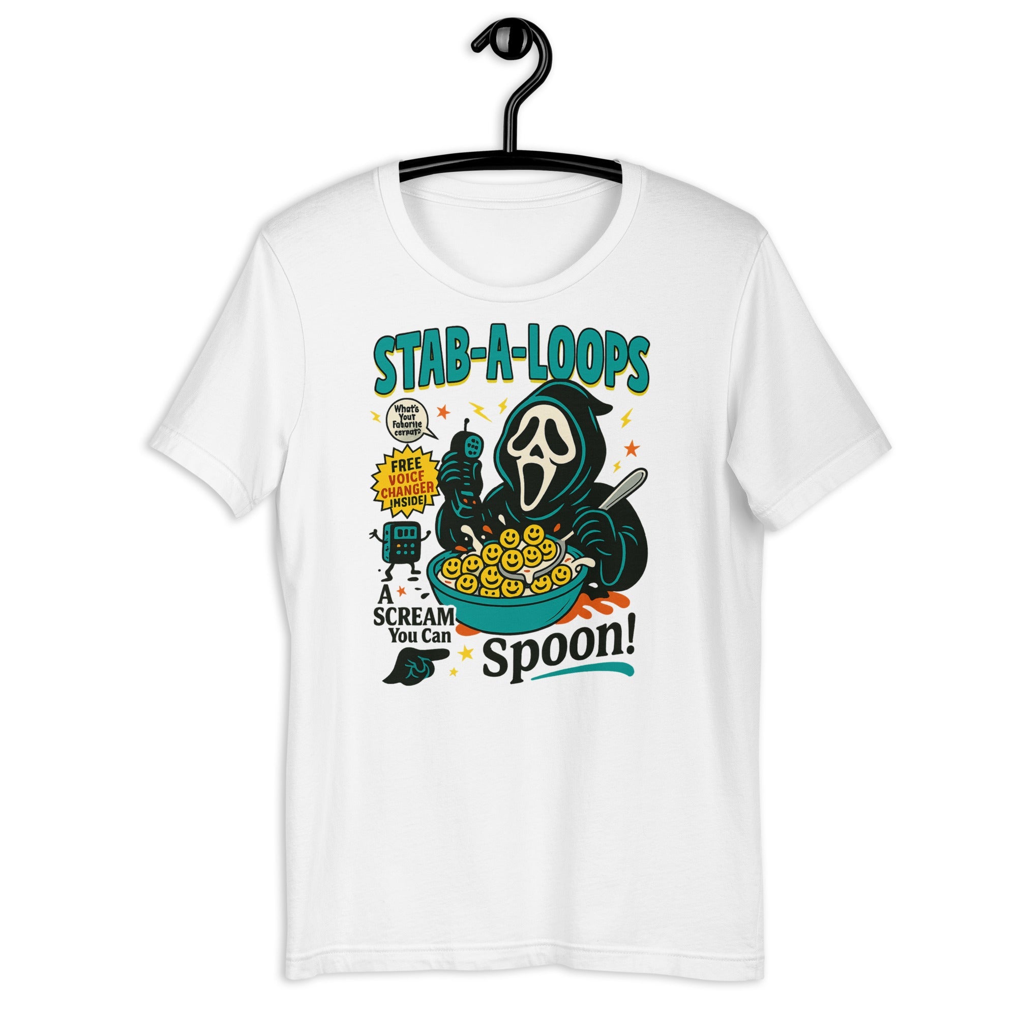 Stab-A-Loops T-Shirt – Funny Horror Cereal Killer Edition Halloween Shirt